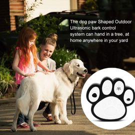 Dog Paw Shape Ultrasonic Dog Bark Control Indoor Outdoor Deterrent Control Device